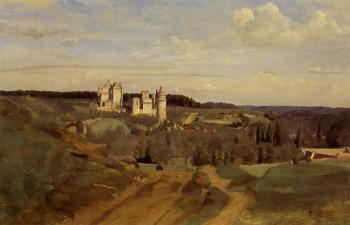 Jean-Baptiste-Camille Corot : View of Pierrefonds
